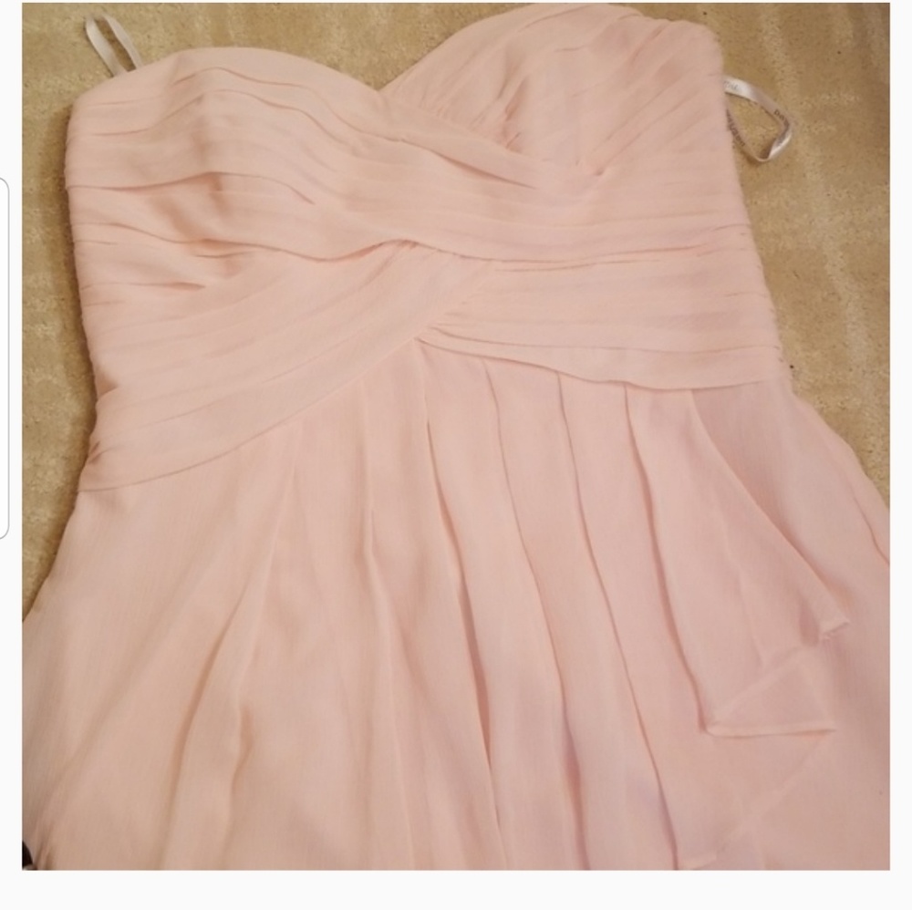 ✅David's Bridal Petal Crinkle Chiffon Sz 14 - Picture 4 of 5